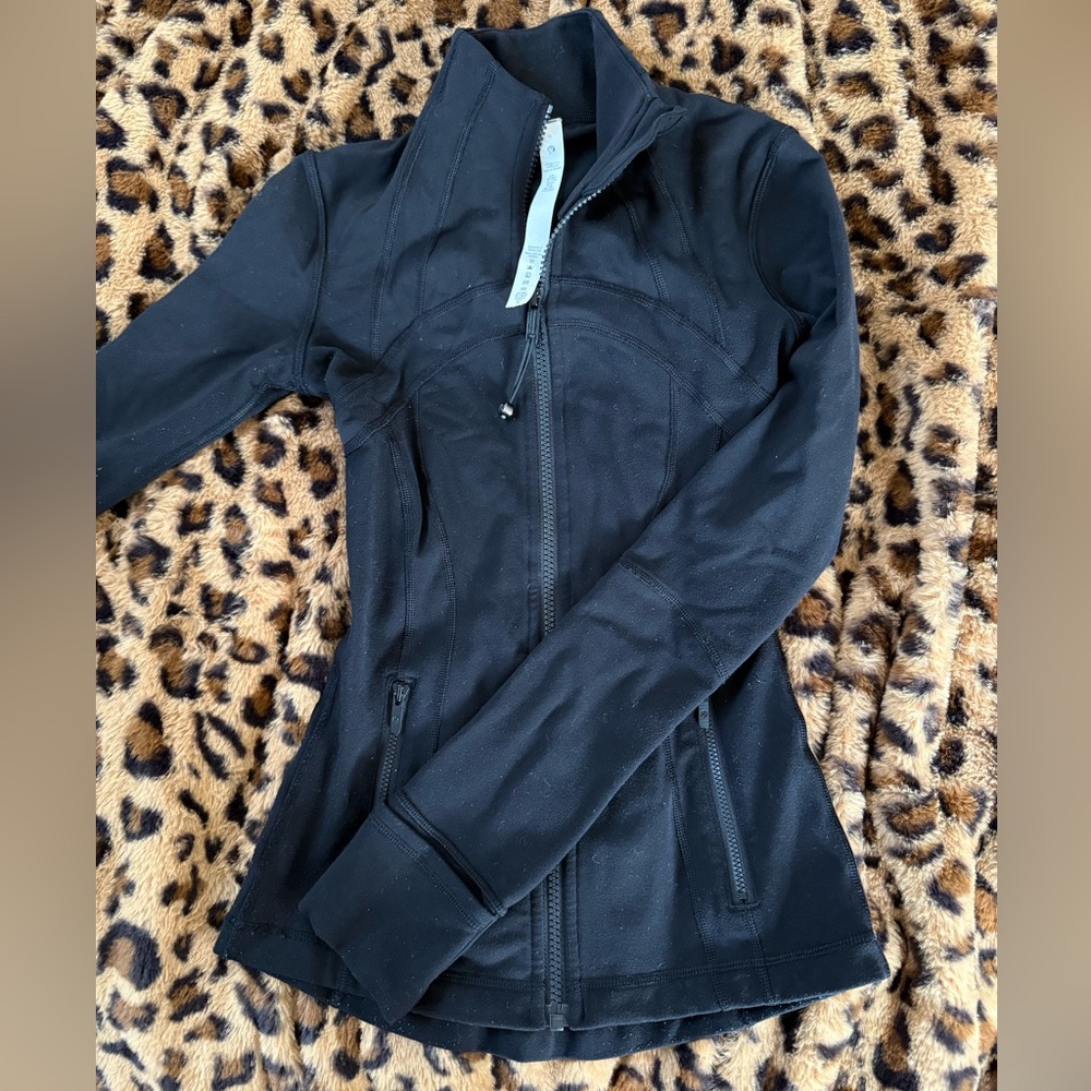 Lululemon define jacket black size 0